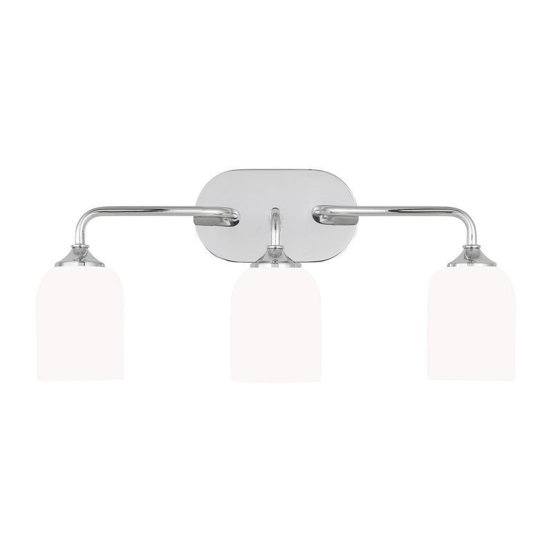 Generation Lighting - GLV1023CH - Three Light Vanity - Emile - Chrome