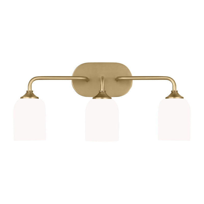 Generation Lighting - GLV1023SB - Three Light Vanity - Emile - Satin Bronze