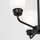 Generation Lighting - 3115203-112 - Three Light Chandelier - Kerrville - Midnight Black