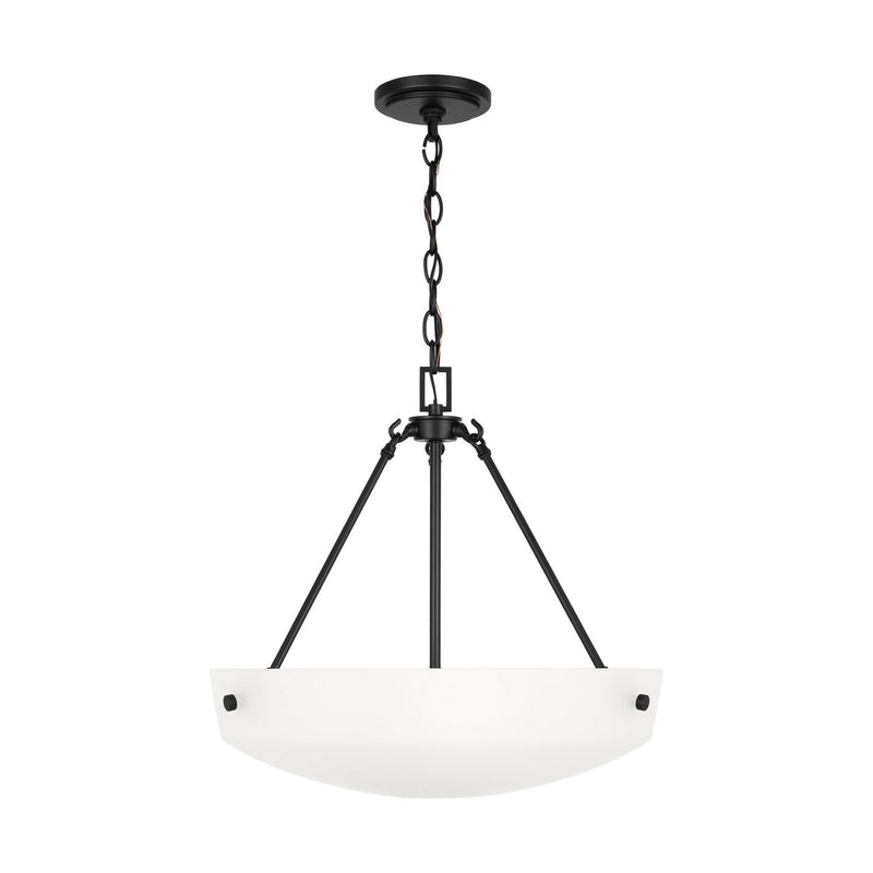 Three Light Pendant<br /><span style="color:#4AB0CE;">Entrega: 4-10 dias en USA</span><br /><span style="color:#4AB0CE;font-size:60%;">PREGUNTE POR ENTREGA EN PANAMA</span><br />Collection: Kerrville<br />Finish: Midnight Black