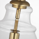 One Light Pendant<br /><span style="color:#4AB0CE;">Entrega: 4-10 dias en USA</span><br /><span style="color:#4AB0CE;font-size:60%;">PREGUNTE POR ENTREGA EN PANAMA</span><br />Collection: Marino<br />Finish: Satin Brass