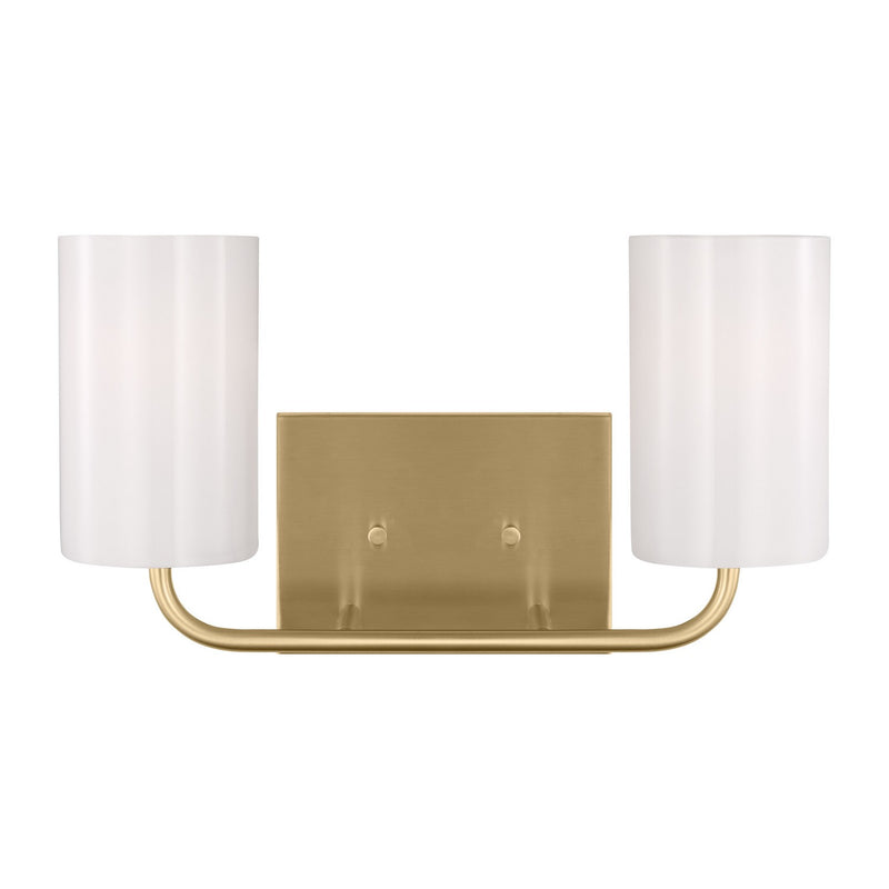 Generation Lighting - GLV1002SB - Two Light Vanity - Rhett - Satin Bronze