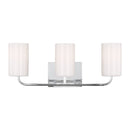 Generation Lighting - GLV1003CH - Three Light Vanity - Rhett - Chrome