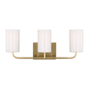 Generation Lighting - GLV1003SB - Three Light Vanity - Rhett - Satin Bronze