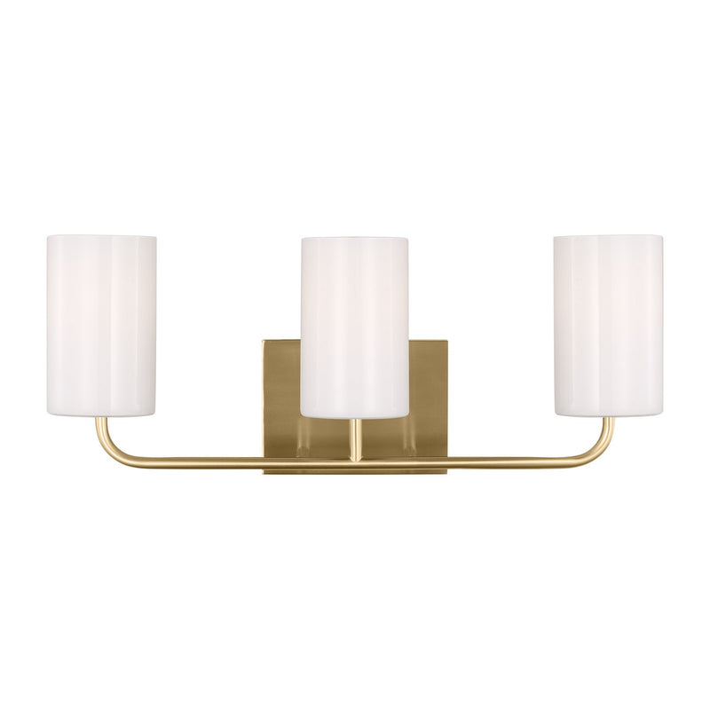 Generation Lighting - GLV1003SB - Three Light Vanity - Rhett - Satin Bronze