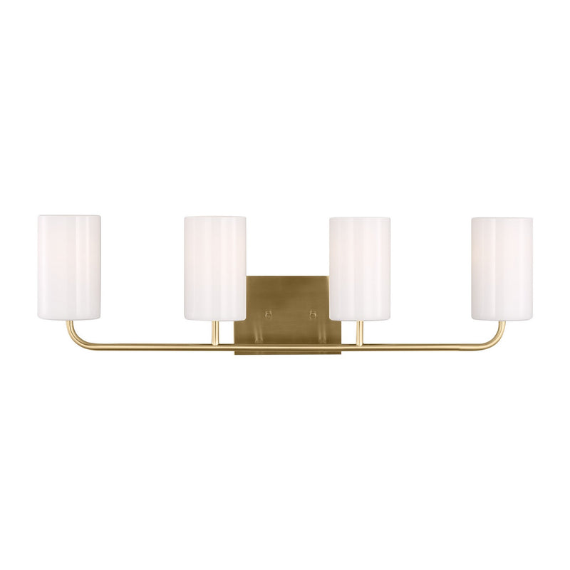 Generation Lighting - GLV1004SB - Four Light Vanity - Rhett - Satin Bronze
