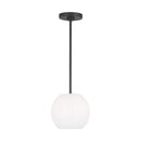 Generation Lighting - GLP1011MBK - One Light Mini Pendant - Rory - Midnight Black