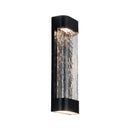 LED Exterior Wall Sconce<br /><span style="color:#4AB0CE;">Entrega: 4-10 dias en USA</span><br /><span style="color:#4AB0CE;font-size:60%;">PREGUNTE POR ENTREGA EN PANAMA</span><br />Collection: Moondew<br />Finish: Black