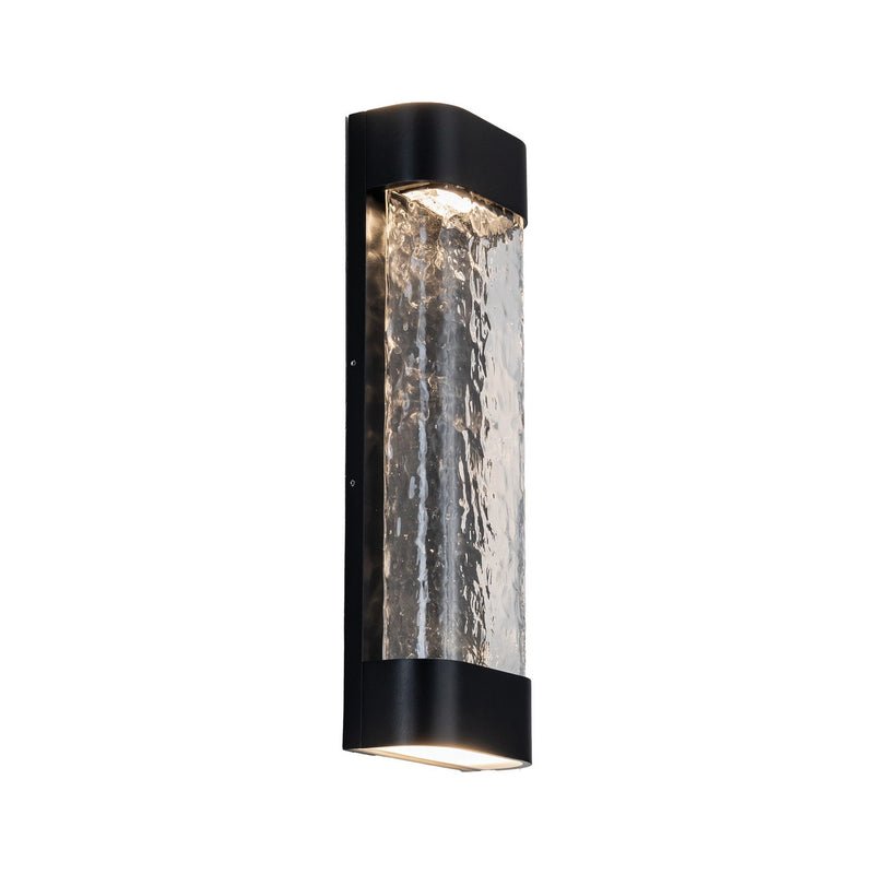 LED Exterior Wall Sconce<br /><span style="color:#4AB0CE;">Entrega: 4-10 dias en USA</span><br /><span style="color:#4AB0CE;font-size:60%;">PREGUNTE POR ENTREGA EN PANAMA</span><br />Collection: Moondew<br />Finish: Black
