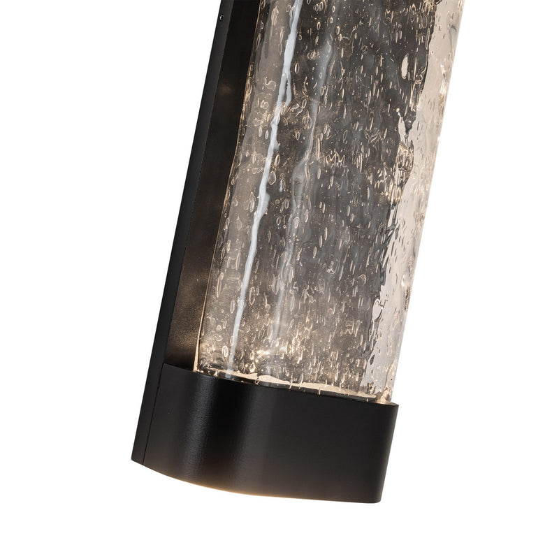 LED Exterior Wall Sconce<br /><span style="color:#4AB0CE;">Entrega: 4-10 dias en USA</span><br /><span style="color:#4AB0CE;font-size:60%;">PREGUNTE POR ENTREGA EN PANAMA</span><br />Collection: Moondew<br />Finish: Black