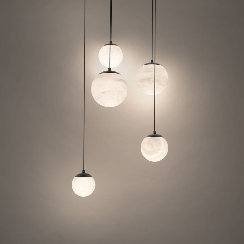 Modern Forms - PD-34405R-BK - LED Pendant - Pisces - Black