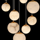 Modern Forms - PD-34409R-AB - LED Pendant - Pisces - Aged Brass