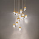 Modern Forms - PD-82015R-AB - LED Pendant - Double Bubble - Aged Brass