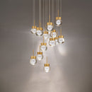 Modern Forms - PD-82015R-AB - LED Pendant - Double Bubble - Aged Brass