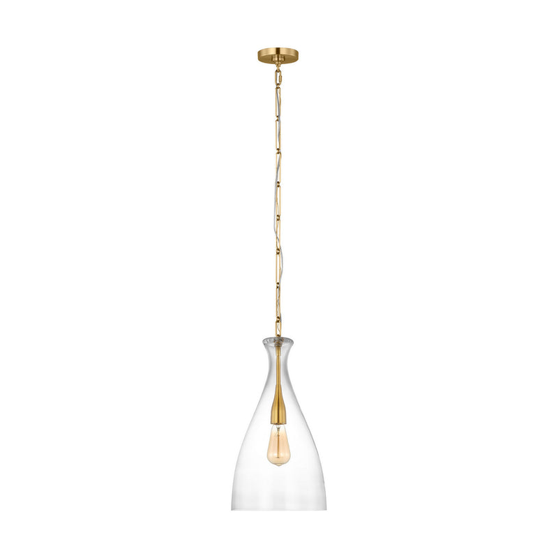 One Light Pendant<br /><span style="color:#4AB0CE;">Entrega: 4-10 dias en USA</span><br /><span style="color:#4AB0CE;font-size:60%;">PREGUNTE POR ENTREGA EN PANAMA</span><br />Collection: Athena<br />Finish: Burnished Brass