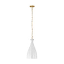 One Light Pendant<br /><span style="color:#4AB0CE;">Entrega: 4-10 dias en USA</span><br /><span style="color:#4AB0CE;font-size:60%;">PREGUNTE POR ENTREGA EN PANAMA</span><br />Collection: Athena<br />Finish: Burnished Brass