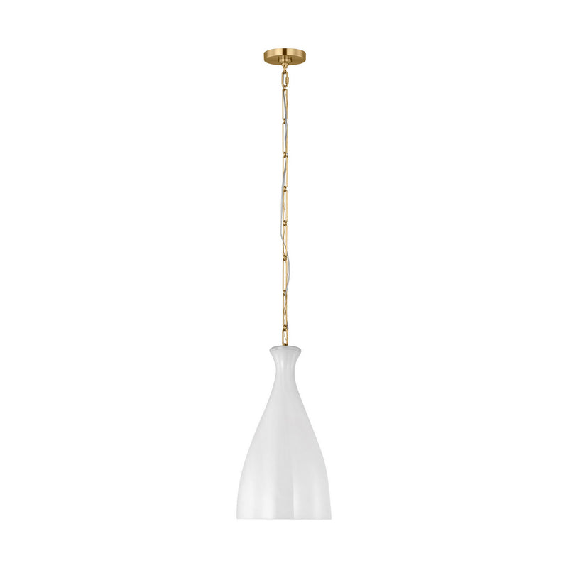 One Light Pendant<br /><span style="color:#4AB0CE;">Entrega: 4-10 dias en USA</span><br /><span style="color:#4AB0CE;font-size:60%;">PREGUNTE POR ENTREGA EN PANAMA</span><br />Collection: Athena<br />Finish: Burnished Brass