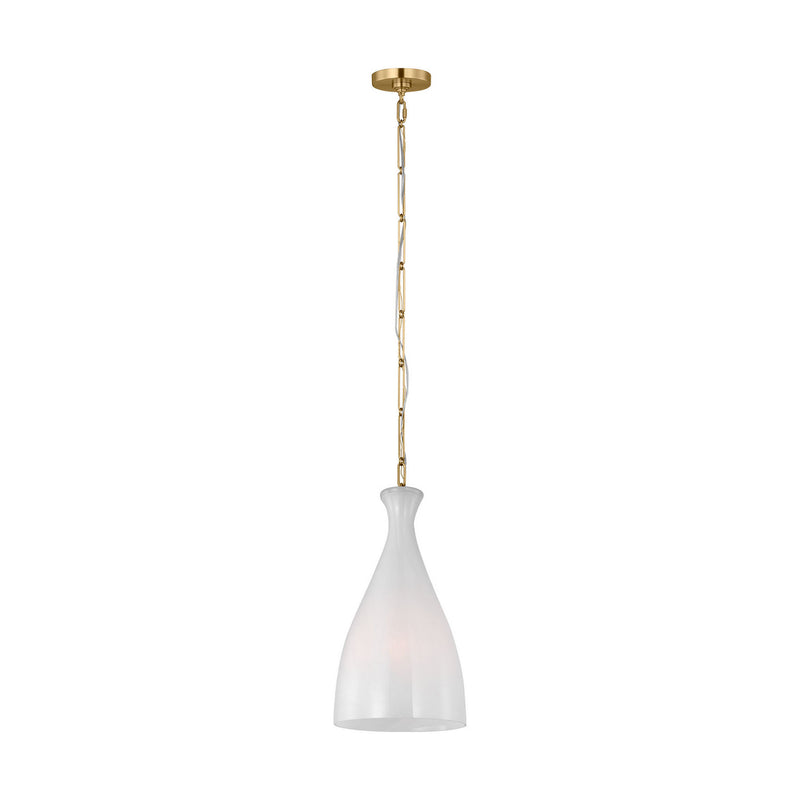 One Light Pendant<br /><span style="color:#4AB0CE;">Entrega: 4-10 dias en USA</span><br /><span style="color:#4AB0CE;font-size:60%;">PREGUNTE POR ENTREGA EN PANAMA</span><br />Collection: Athena<br />Finish: Burnished Brass