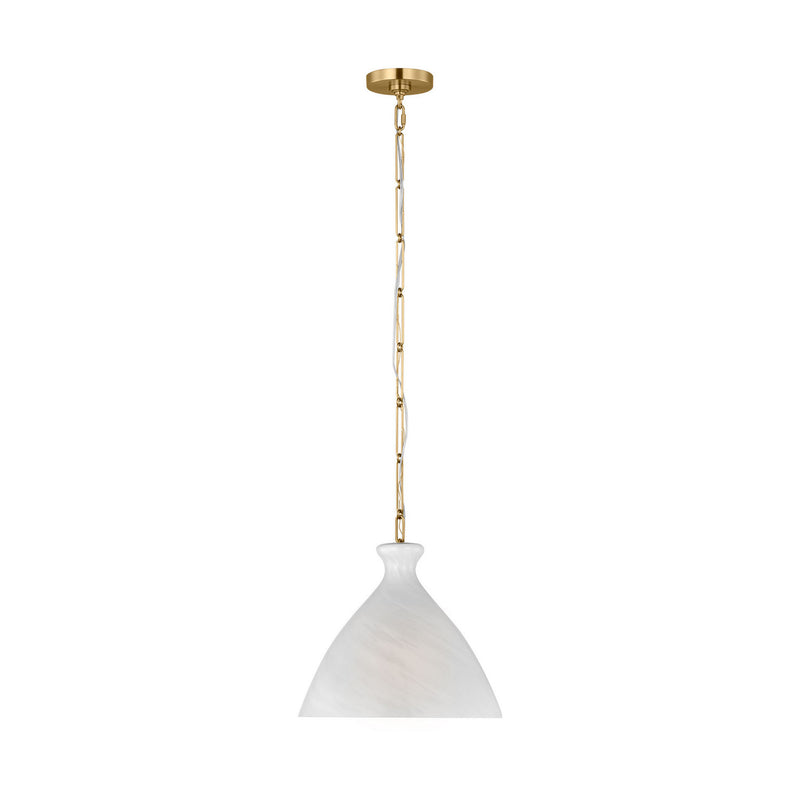One Light Pendant<br /><span style="color:#4AB0CE;">Entrega: 4-10 dias en USA</span><br /><span style="color:#4AB0CE;font-size:60%;">PREGUNTE POR ENTREGA EN PANAMA</span><br />Collection: Athena<br />Finish: Burnished Brass