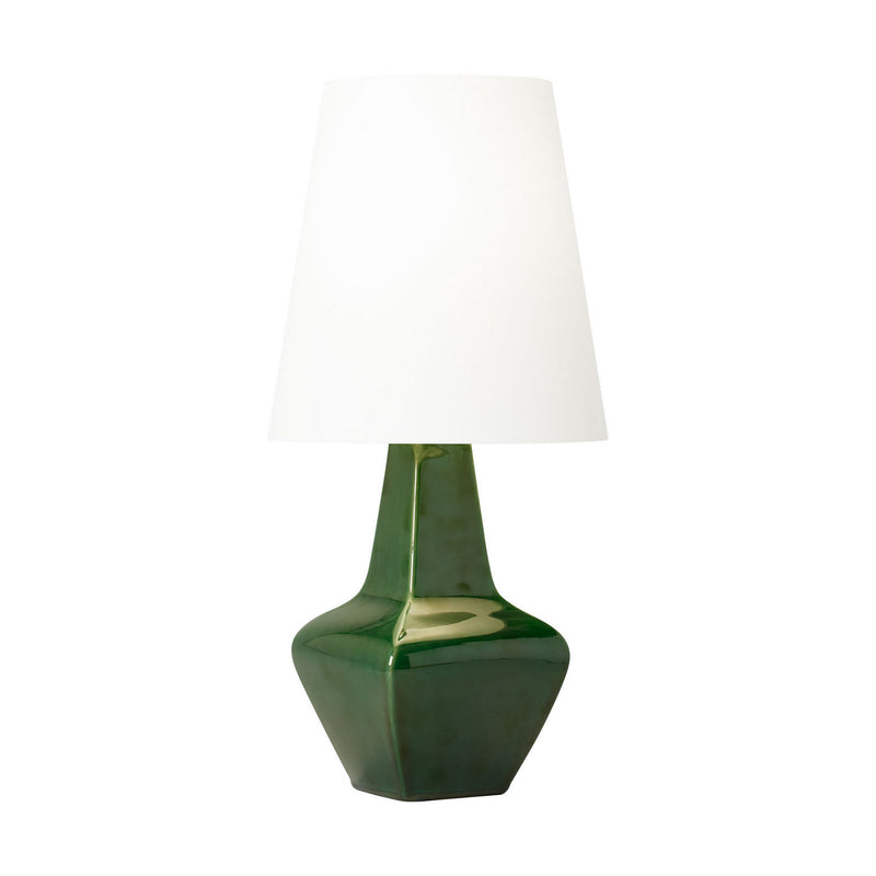 One Light Table Lamp<br /><span style="color:#4AB0CE;">Entrega: 13-14 semanas en USA</span><br /><span style="color:#4AB0CE;font-size:60%;">PREGUNTE POR ENTREGA EN PANAMA</span><br />Collection: Diogo<br />Finish: Green