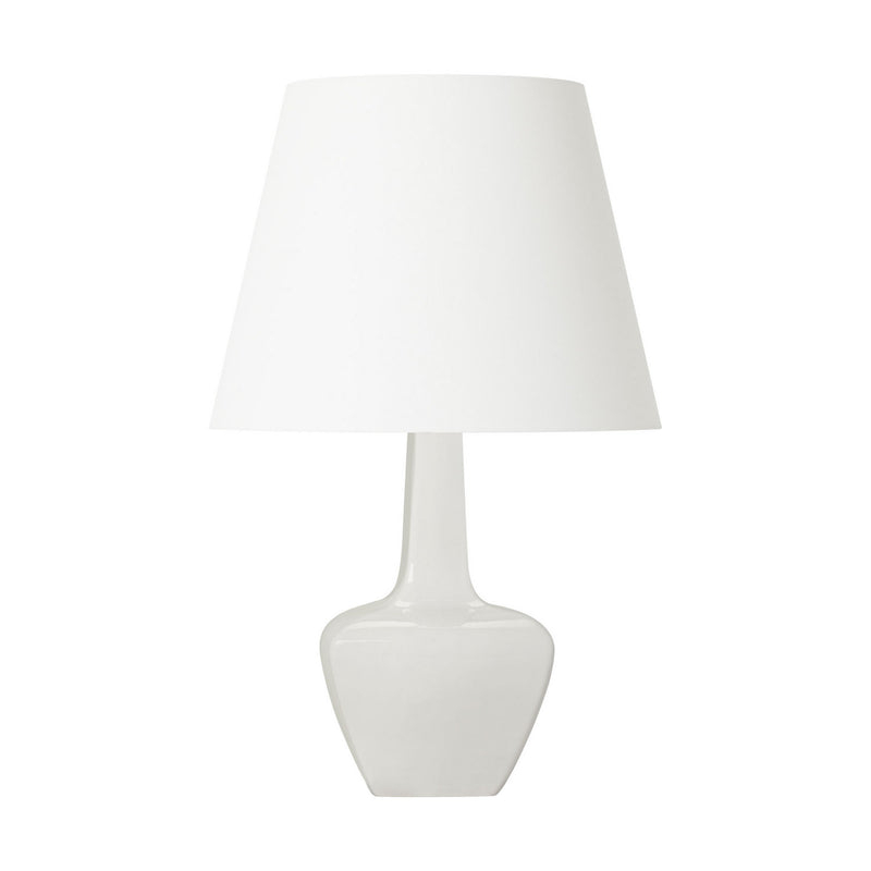 One Light Table Lamp<br /><span style="color:#4AB0CE;">Entrega: 4-10 dias en USA</span><br /><span style="color:#4AB0CE;font-size:60%;">PREGUNTE POR ENTREGA EN PANAMA</span><br />Collection: Diogo<br />Finish: New White