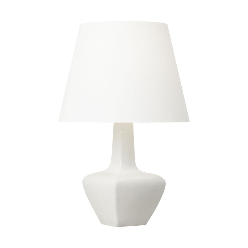 One Light Table Lamp<br /><span style="color:#4AB0CE;">Entrega: 8-9 semanas en USA</span><br /><span style="color:#4AB0CE;font-size:60%;">PREGUNTE POR ENTREGA EN PANAMA</span><br />Collection: Diogo<br />Finish: New White