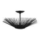 Three Light Semi-Flush Mount<br /><span style="color:#4AB0CE;">Entrega: 4-10 dias en USA</span><br /><span style="color:#4AB0CE;font-size:60%;">PREGUNTE POR ENTREGA EN PANAMA</span><br />Collection: Helios<br />Finish: Aged Iron