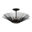 Three Light Semi-Flush Mount<br /><span style="color:#4AB0CE;">Entrega: 4-10 dias en USA</span><br /><span style="color:#4AB0CE;font-size:60%;">PREGUNTE POR ENTREGA EN PANAMA</span><br />Collection: Helios<br />Finish: Aged Iron