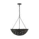 Six Light Pendant<br /><span style="color:#4AB0CE;">Entrega: 4-10 dias en USA</span><br /><span style="color:#4AB0CE;font-size:60%;">PREGUNTE POR ENTREGA EN PANAMA</span><br />Collection: Kelan<br />Finish: Aged Iron