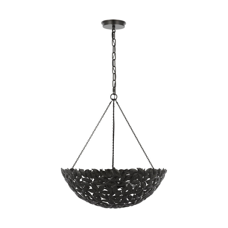 Six Light Pendant<br /><span style="color:#4AB0CE;">Entrega: 4-10 dias en USA</span><br /><span style="color:#4AB0CE;font-size:60%;">PREGUNTE POR ENTREGA EN PANAMA</span><br />Collection: Kelan<br />Finish: Aged Iron