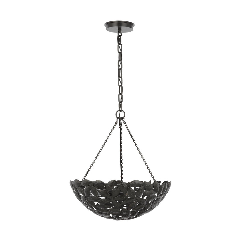 Six Light Pendant<br /><span style="color:#4AB0CE;">Entrega: 4-10 dias en USA</span><br /><span style="color:#4AB0CE;font-size:60%;">PREGUNTE POR ENTREGA EN PANAMA</span><br />Collection: Kelan<br />Finish: Aged Iron
