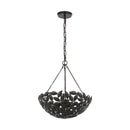 Six Light Pendant<br /><span style="color:#4AB0CE;">Entrega: 4-10 dias en USA</span><br /><span style="color:#4AB0CE;font-size:60%;">PREGUNTE POR ENTREGA EN PANAMA</span><br />Collection: Kelan<br />Finish: Aged Iron