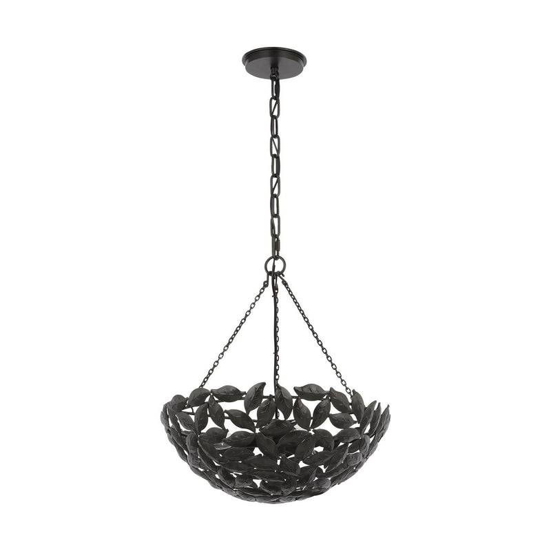 Six Light Pendant<br /><span style="color:#4AB0CE;">Entrega: 4-10 dias en USA</span><br /><span style="color:#4AB0CE;font-size:60%;">PREGUNTE POR ENTREGA EN PANAMA</span><br />Collection: Kelan<br />Finish: Aged Iron