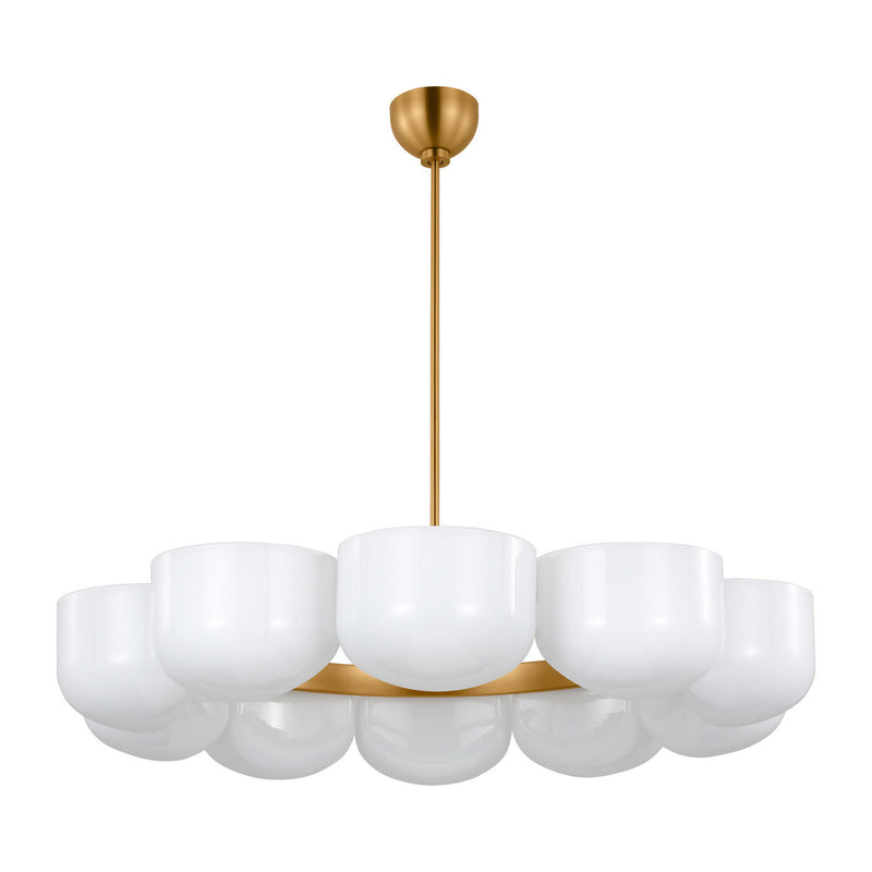 Ten Light Chandelier<br /><span style="color:#4AB0CE;">Entrega: 4-10 dias en USA</span><br /><span style="color:#4AB0CE;font-size:60%;">PREGUNTE POR ENTREGA EN PANAMA</span><br />Collection: Cheverny<br />Finish: Burnished Brass