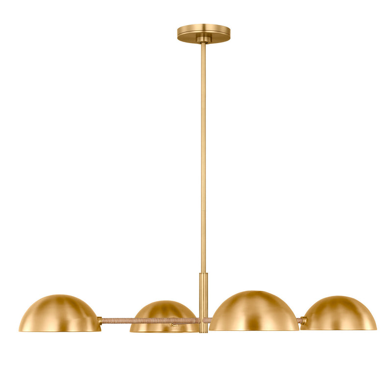Four Light Chandelier<br /><span style="color:#4AB0CE;">Entrega: 4-10 dias en USA</span><br /><span style="color:#4AB0CE;font-size:60%;">PREGUNTE POR ENTREGA EN PANAMA</span><br />Collection: Balleroy<br />Finish: Burnished Brass
