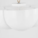 Four Light Semi-Flush Mount<br /><span style="color:#4AB0CE;">Entrega: 4-10 dias en USA</span><br /><span style="color:#4AB0CE;font-size:60%;">PREGUNTE POR ENTREGA EN PANAMA</span><br />Collection: Cheverny<br />Finish: Matte White