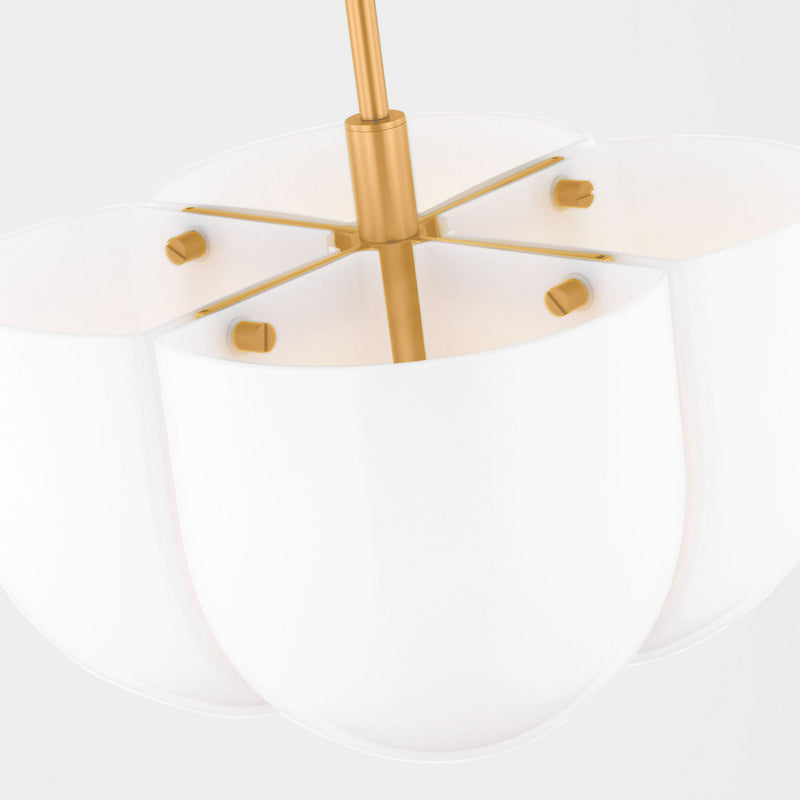 Four Light Pendant<br /><span style="color:#4AB0CE;">Entrega: 4-10 dias en USA</span><br /><span style="color:#4AB0CE;font-size:60%;">PREGUNTE POR ENTREGA EN PANAMA</span><br />Collection: Cheverny<br />Finish: Burnished Brass