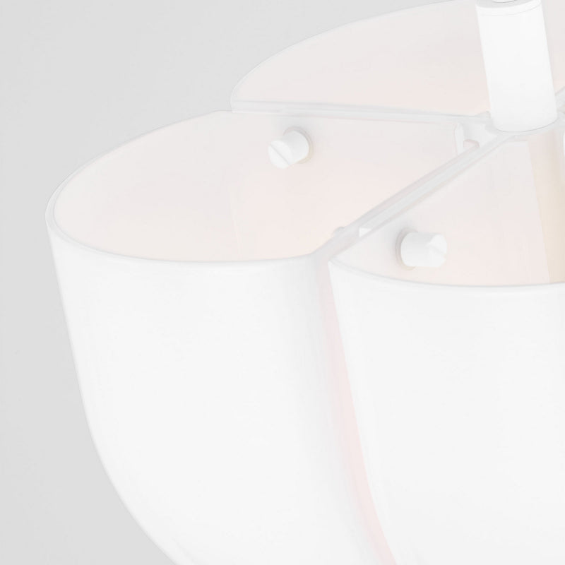 Four Light Pendant<br /><span style="color:#4AB0CE;">Entrega: 4-10 dias en USA</span><br /><span style="color:#4AB0CE;font-size:60%;">PREGUNTE POR ENTREGA EN PANAMA</span><br />Collection: Cheverny<br />Finish: Matte White