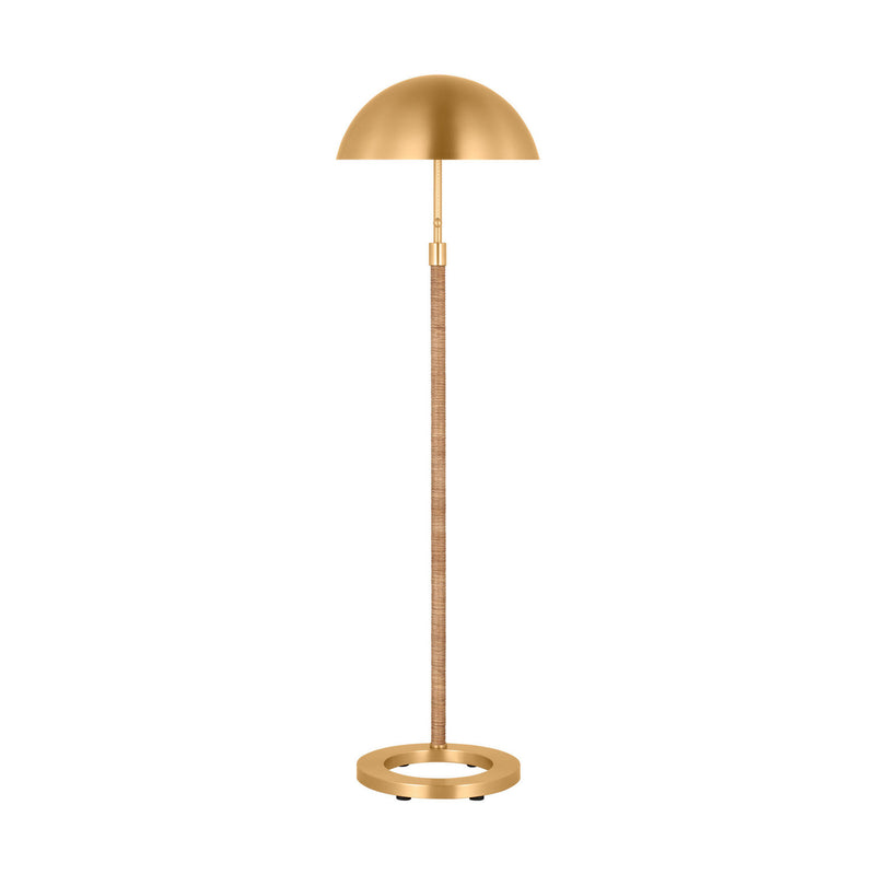 One Light Floor Lamp<br /><span style="color:#4AB0CE;">Entrega: 4-10 dias en USA</span><br /><span style="color:#4AB0CE;font-size:60%;">PREGUNTE POR ENTREGA EN PANAMA</span><br />Collection: Balleroy<br />Finish: Burnished Brass