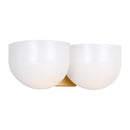 Two Light Vanity<br /><span style="color:#4AB0CE;">Entrega: 4-10 dias en USA</span><br /><span style="color:#4AB0CE;font-size:60%;">PREGUNTE POR ENTREGA EN PANAMA</span><br />Collection: Cheverny<br />Finish: Burnished Brass