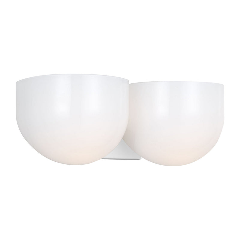 Two Light Vanity<br /><span style="color:#4AB0CE;">Entrega: 4-10 dias en USA</span><br /><span style="color:#4AB0CE;font-size:60%;">PREGUNTE POR ENTREGA EN PANAMA</span><br />Collection: Cheverny<br />Finish: Matte White