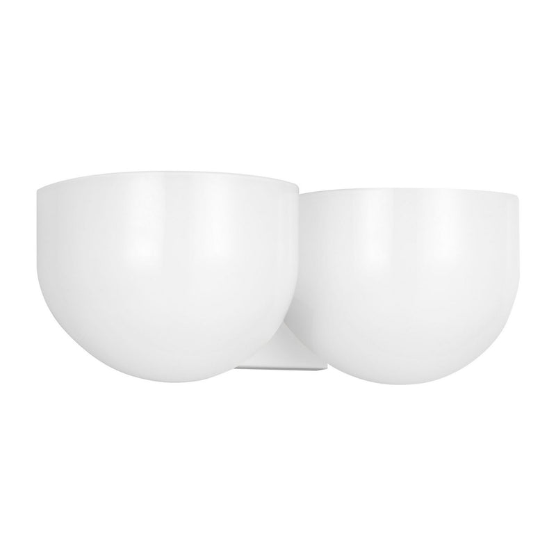 Two Light Vanity<br /><span style="color:#4AB0CE;">Entrega: 4-10 dias en USA</span><br /><span style="color:#4AB0CE;font-size:60%;">PREGUNTE POR ENTREGA EN PANAMA</span><br />Collection: Cheverny<br />Finish: Matte White