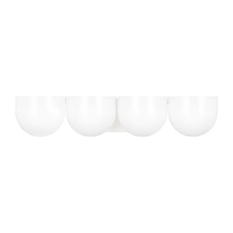 Four Light Vanity<br /><span style="color:#4AB0CE;">Entrega: 4-10 dias en USA</span><br /><span style="color:#4AB0CE;font-size:60%;">PREGUNTE POR ENTREGA EN PANAMA</span><br />Collection: Cheverny<br />Finish: Matte White