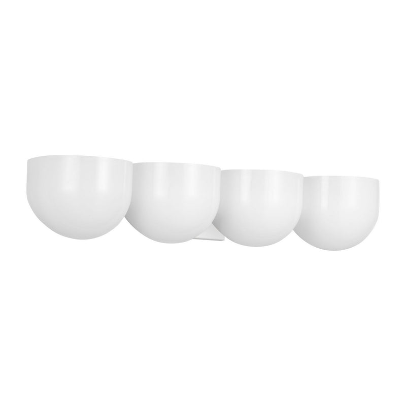 Four Light Vanity<br /><span style="color:#4AB0CE;">Entrega: 4-10 dias en USA</span><br /><span style="color:#4AB0CE;font-size:60%;">PREGUNTE POR ENTREGA EN PANAMA</span><br />Collection: Cheverny<br />Finish: Matte White