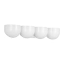 Four Light Vanity<br /><span style="color:#4AB0CE;">Entrega: 4-10 dias en USA</span><br /><span style="color:#4AB0CE;font-size:60%;">PREGUNTE POR ENTREGA EN PANAMA</span><br />Collection: Cheverny<br />Finish: Matte White