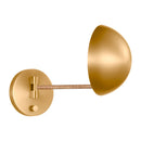 One Light Wall Sconce<br /><span style="color:#4AB0CE;">Entrega: 4-10 dias en USA</span><br /><span style="color:#4AB0CE;font-size:60%;">PREGUNTE POR ENTREGA EN PANAMA</span><br />Collection: Balleroy<br />Finish: Burnished Brass