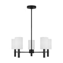 Five Light Chandelier<br /><span style="color:#4AB0CE;">Entrega: 4-10 dias en USA</span><br /><span style="color:#4AB0CE;font-size:60%;">PREGUNTE POR ENTREGA EN PANAMA</span><br />Collection: Manor<br />Finish: Midnight Black