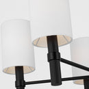 Five Light Chandelier<br /><span style="color:#4AB0CE;">Entrega: 4-10 dias en USA</span><br /><span style="color:#4AB0CE;font-size:60%;">PREGUNTE POR ENTREGA EN PANAMA</span><br />Collection: Manor<br />Finish: Midnight Black