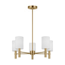 Five Light Chandelier<br /><span style="color:#4AB0CE;">Entrega: 4-10 dias en USA</span><br /><span style="color:#4AB0CE;font-size:60%;">PREGUNTE POR ENTREGA EN PANAMA</span><br />Collection: Manor<br />Finish: Satin Brass