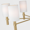 Visual Comfort Studio - DJC1146SB - Six Light Chandelier - Manor - Satin Brass